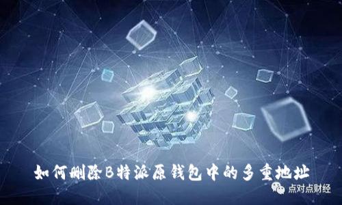 如何删除B特派原钱包中的多重地址