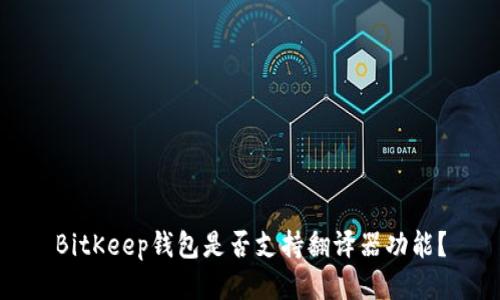 BitKeep钱包是否支持翻译器功能？