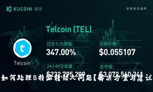 如何处理B特派转错人问题？解决方案与建议