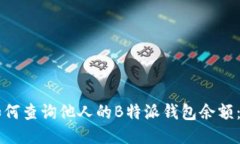 biaioti如何查询他人的B特派钱包余额：详尽指南