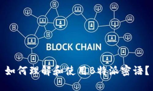 如何理解和使用B特派密语？