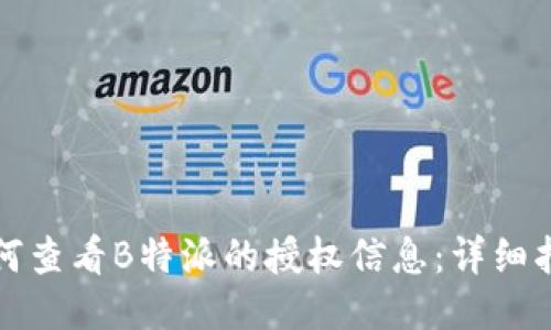 如何查看B特派的授权信息：详细指南