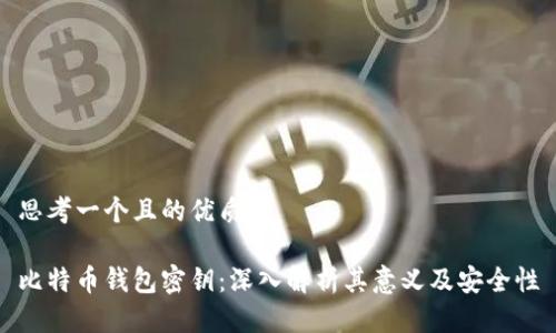思考一个且的优质

比特币钱包密钥：深入解析其意义及安全性