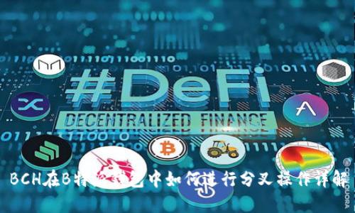 BCH在B特派钱包中如何进行分叉操作详解